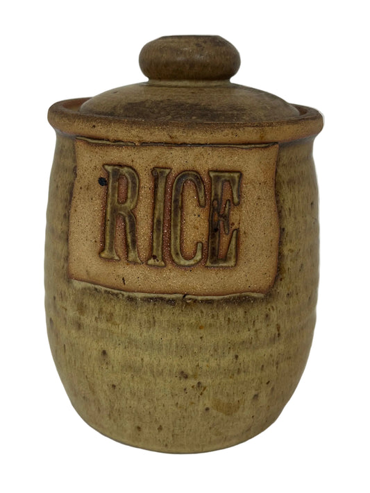 Vintage Stoneware Rice Jar (Pre-Loved)