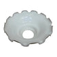 Vintage White Glass Pendant Lampshade (Pre-Loved)
