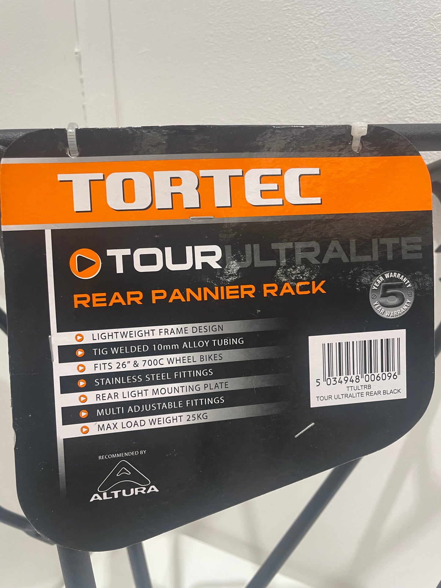 Tortec Rear Pannier Rack (New)