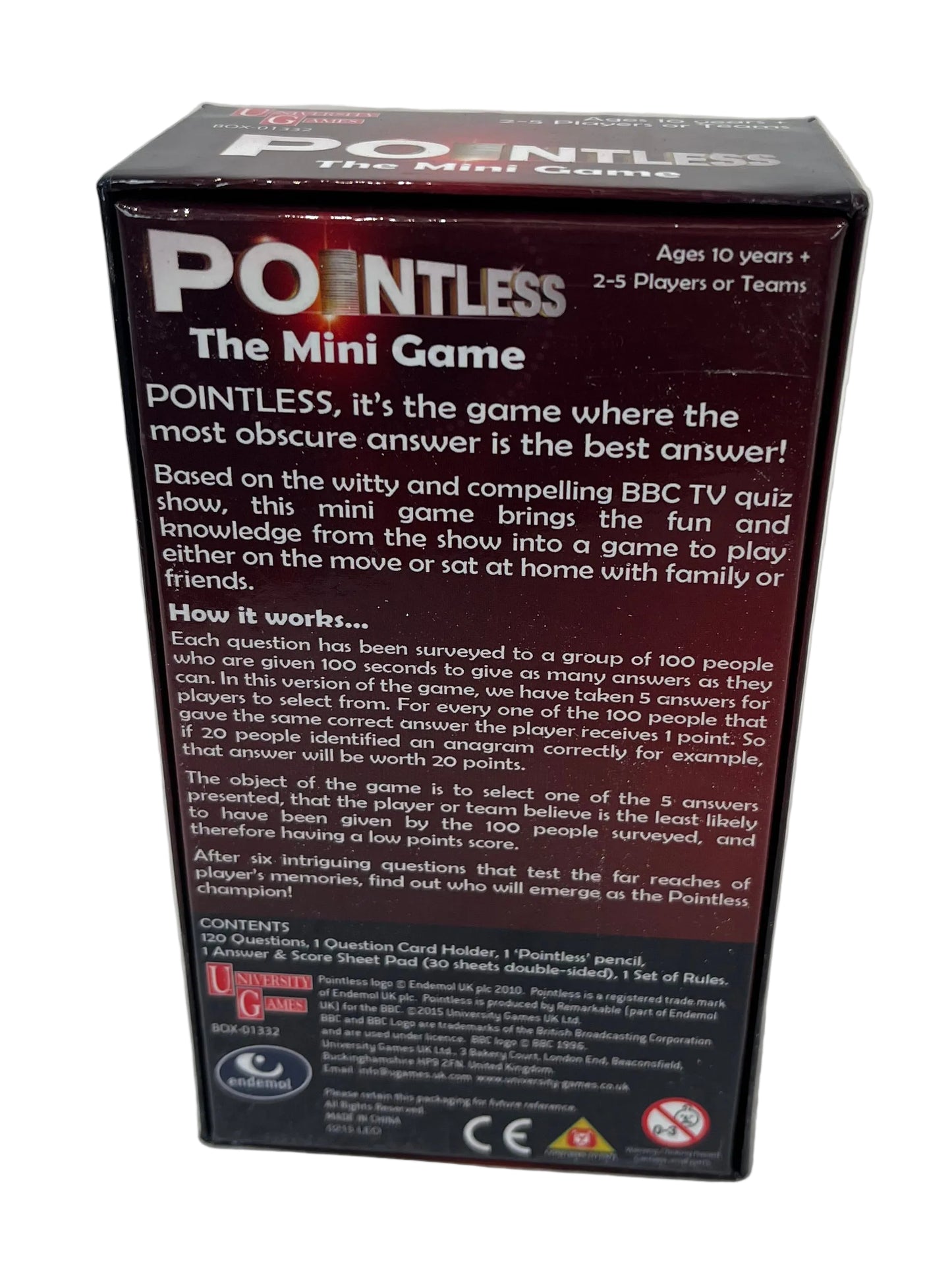 Pointless: The Mini Game Card Game (Pre-Loved)