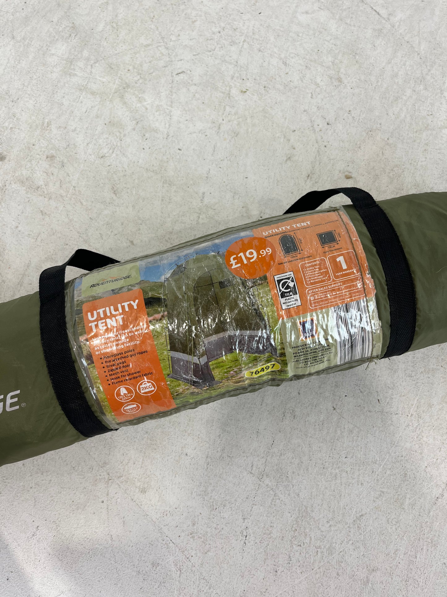 Adventuridge Lightweight Utility Tent (Pre-Loved)