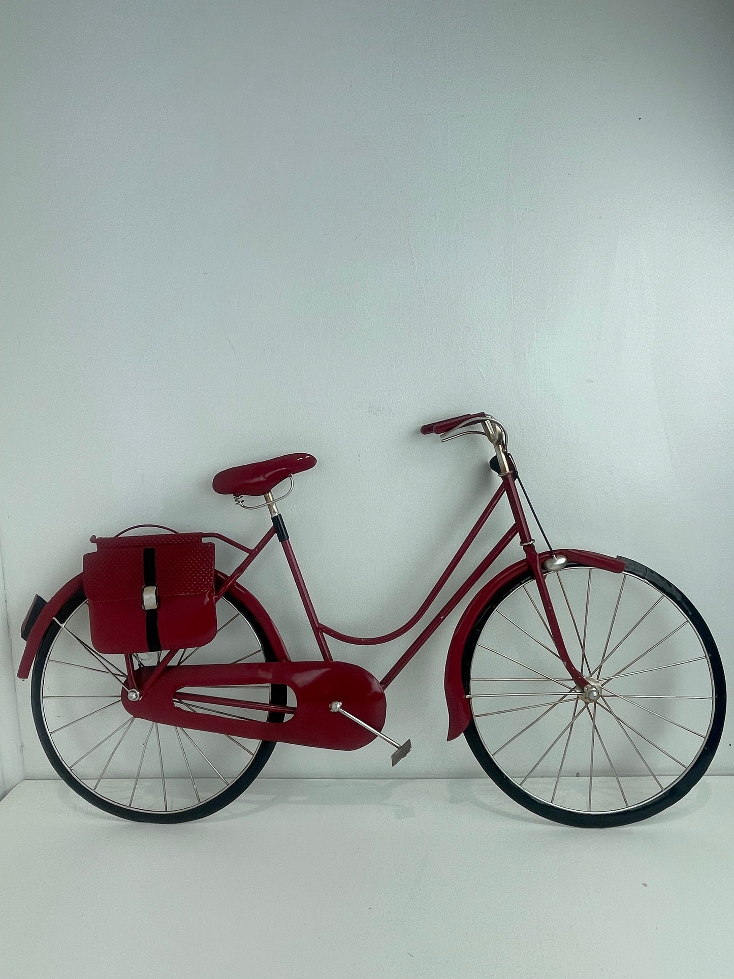 Red Metal Bike Decoration (Pre-loved)