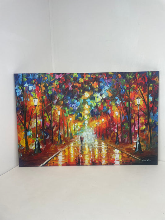 Leonid Afremov Abstract Canvas (Pre-loved)