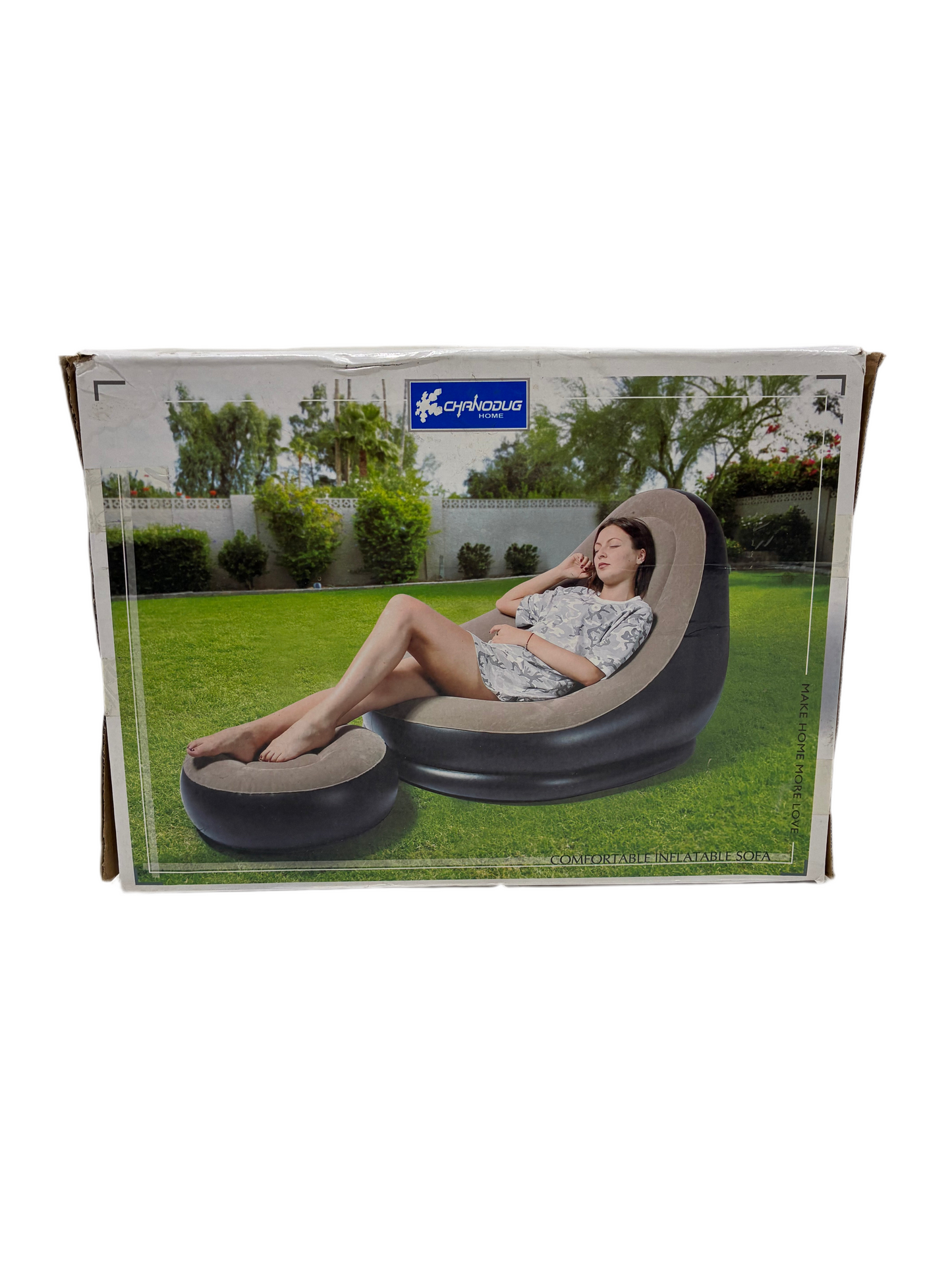 Chanodug Inflatable Sofa with Footrest (New)
