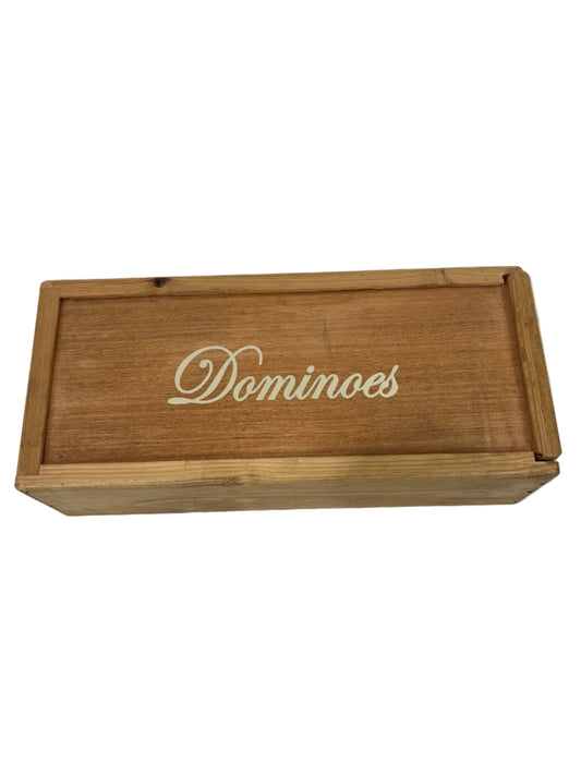 Large Wooden Dominoes Box (Pre-Loved)