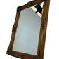 Vintage Style Gold-Tone Engraved Frame Rectangle Wall Mirror (Pre-Loved)