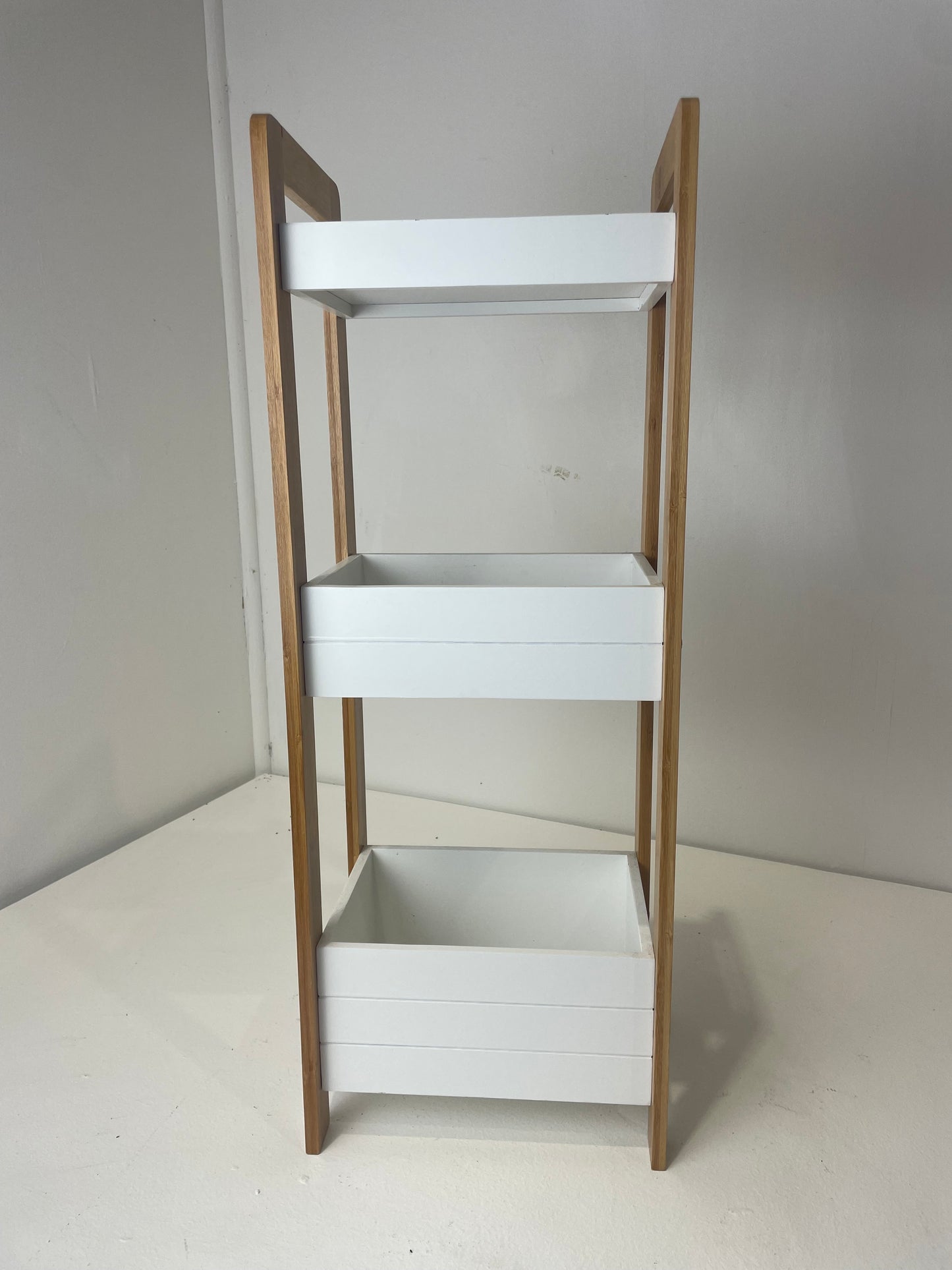 White Three Tier Bathroom Caddie (Pre-loved)