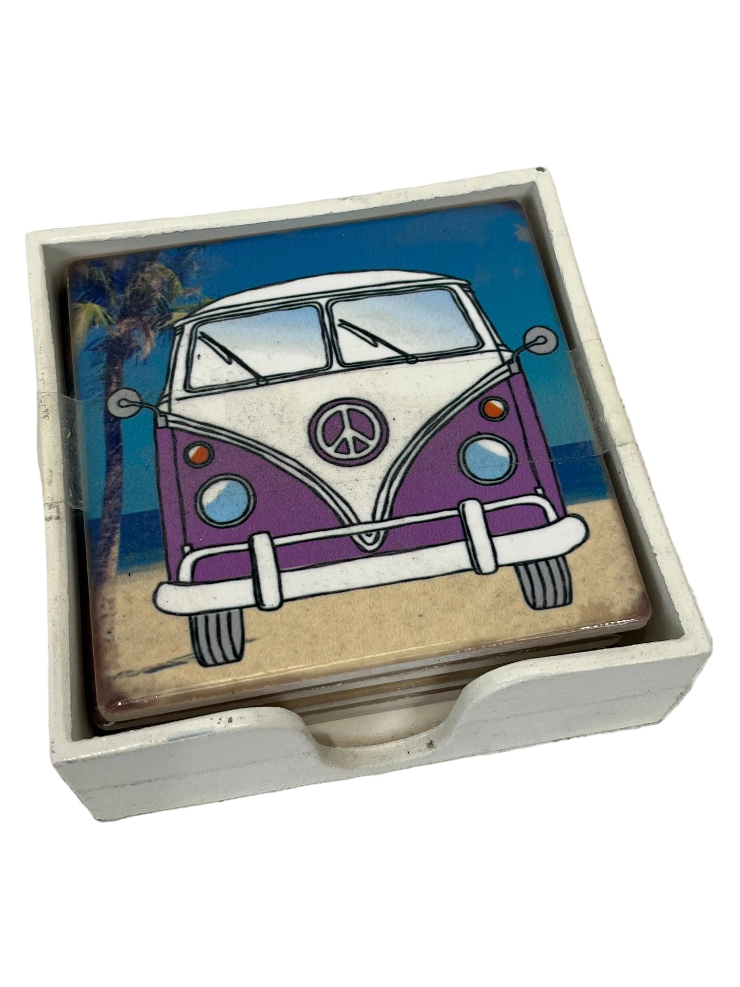 Set Of 4 Campervan Coasters (Pre-Loved)