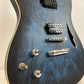 Lindo Dark Defender Matte Blue Left-Handed Electric Guitar (Pre-Loved)