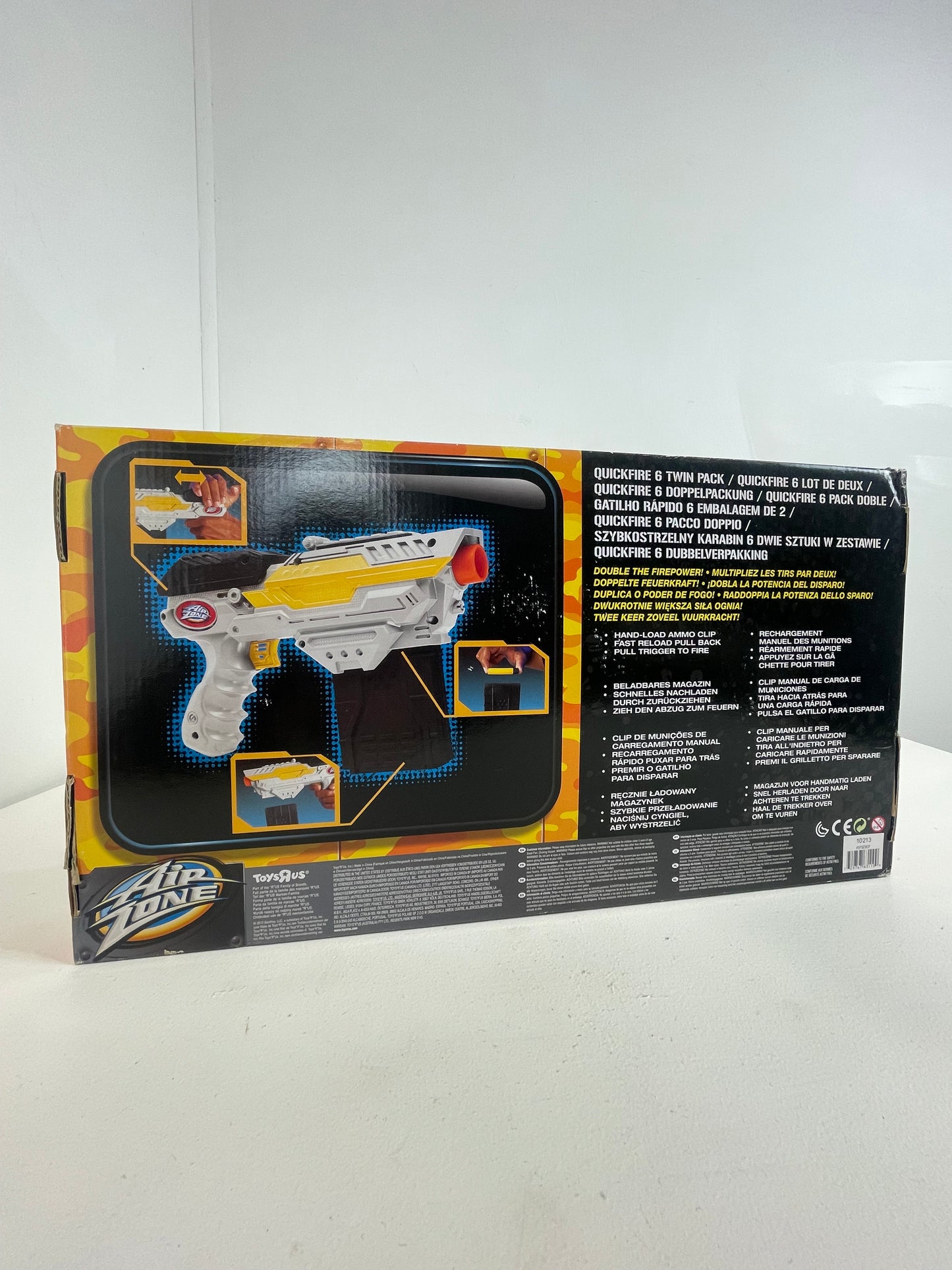 Air Zone Toy Gun with Bullets (New)