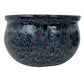 Set Of 3 Blue Marble Plant Pots (Pre-Loved)