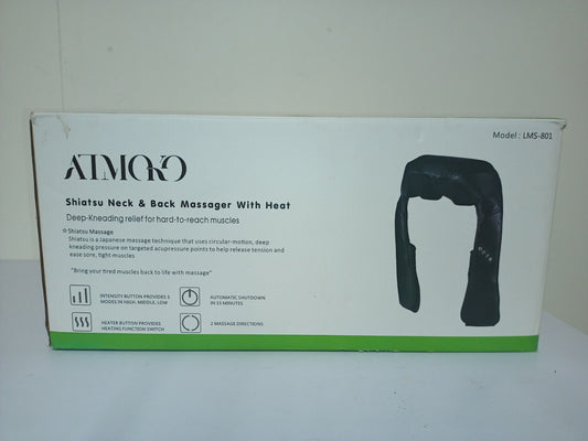 Atmorko Shiatsu Neck & Back Massager with Heat (Pre-loved)