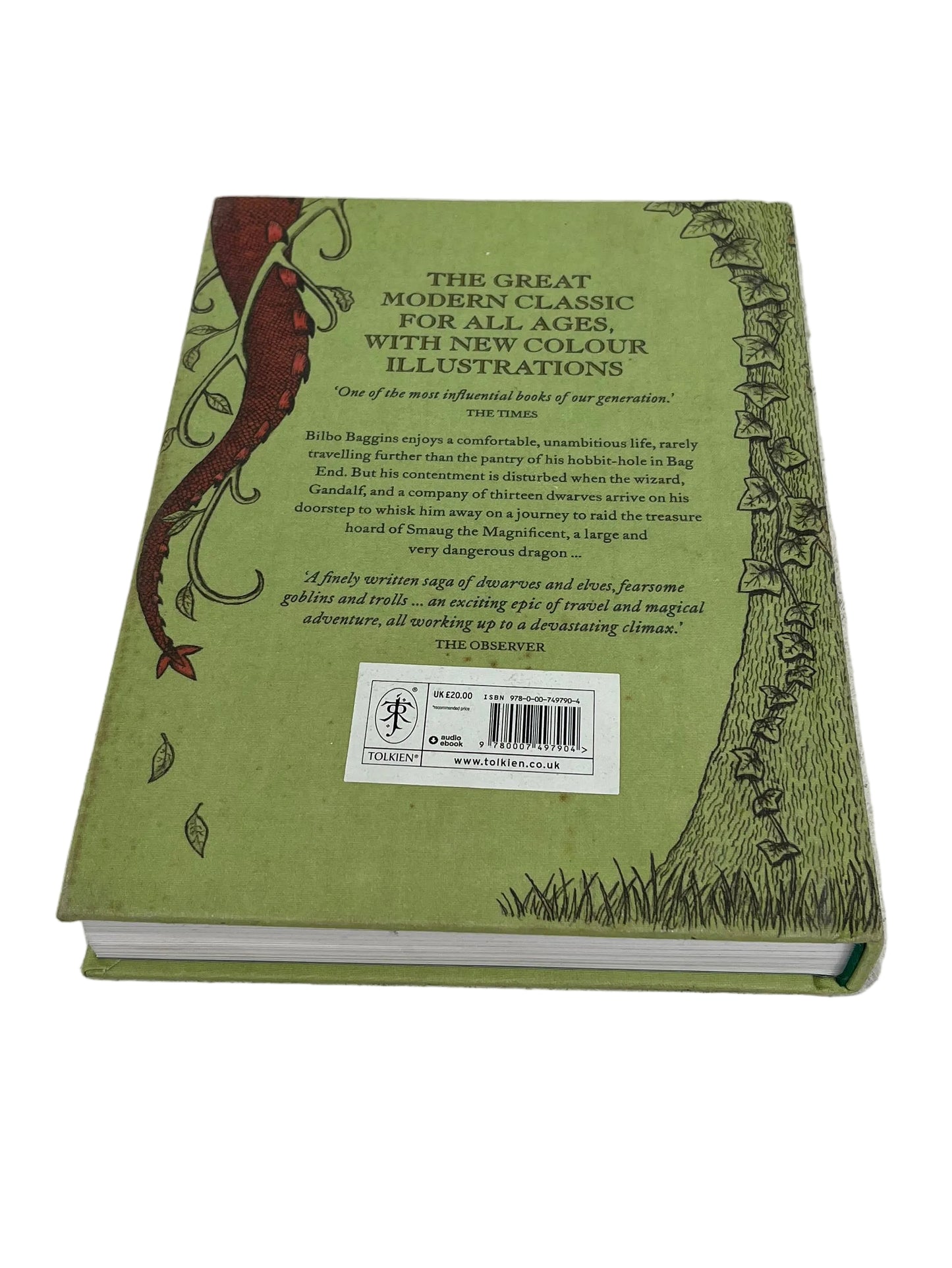 The Hobbit J.J.R. Tolkien Hardback Book (Pre-Loved)