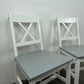 White/Grey Wooden Chairs (Pre-loved)