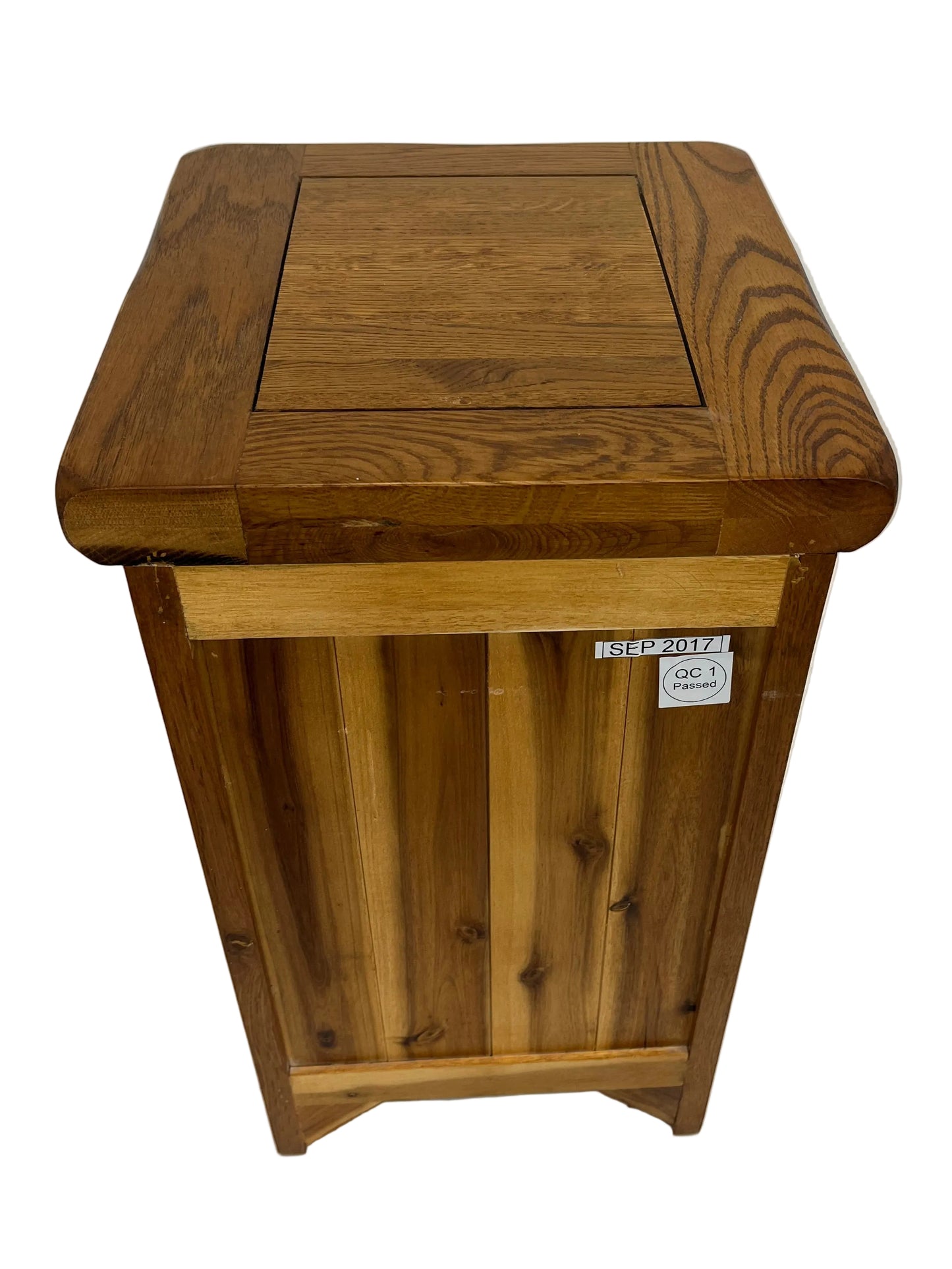 Rustic Solid Wood Slim Bedside 2 Drawer Tables (Pre-Loved)
