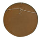 Space Age Style Circle Cream Frame Wall Mirror (Pre-Loved)