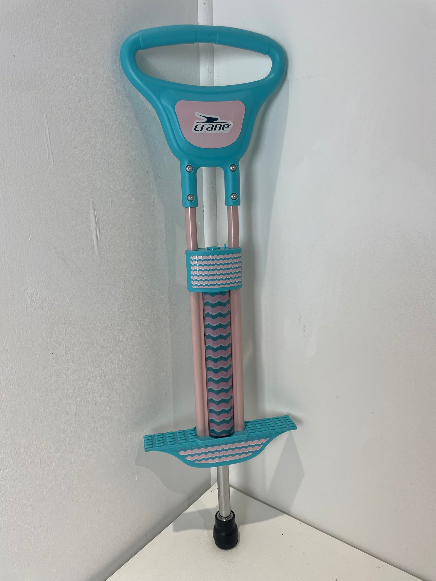 Crane Pink/Blue Pogo Stick (Pre-loved)