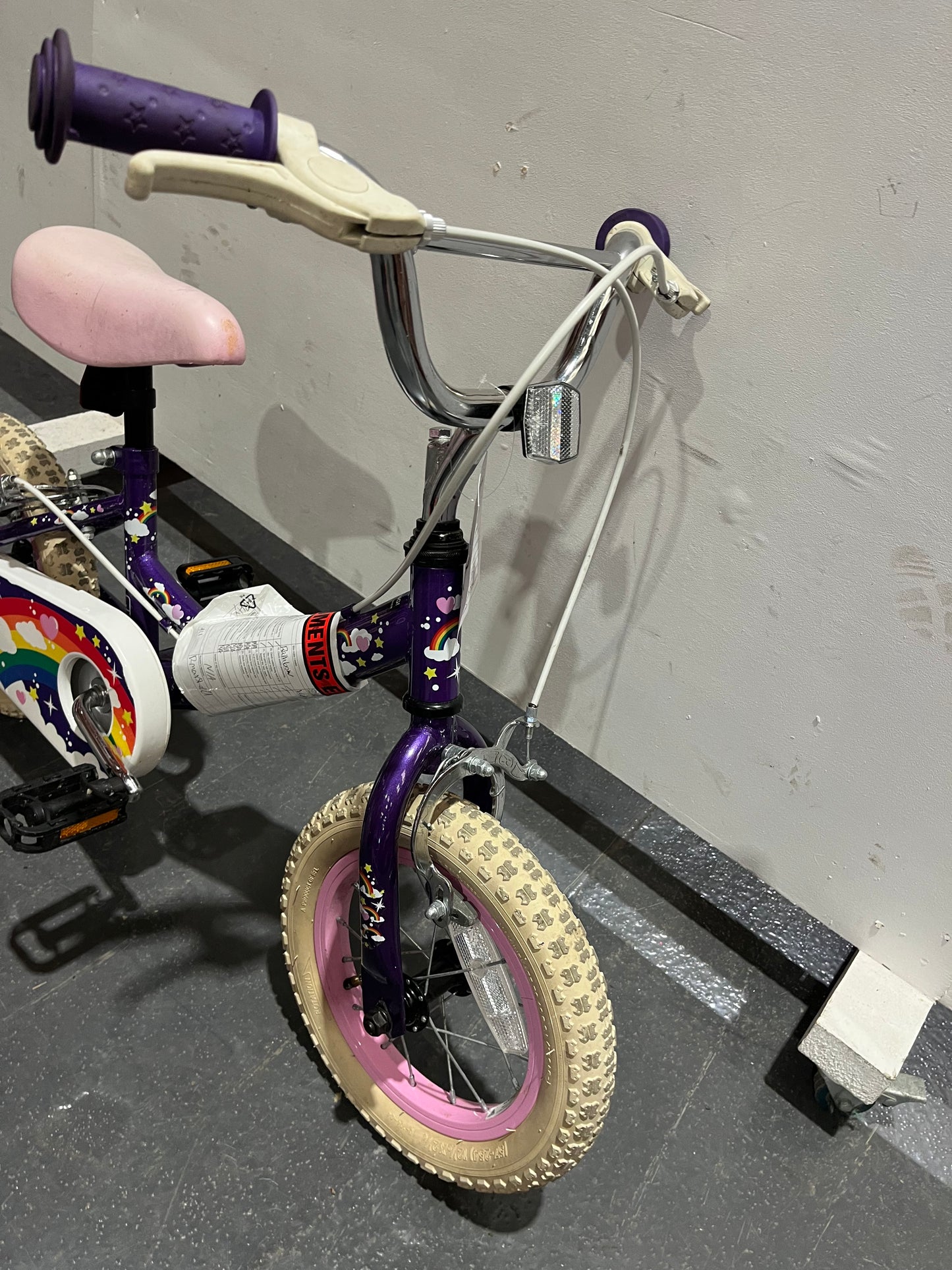 Purple Rainbow 12” Children’s Bike (Pre-Loved)