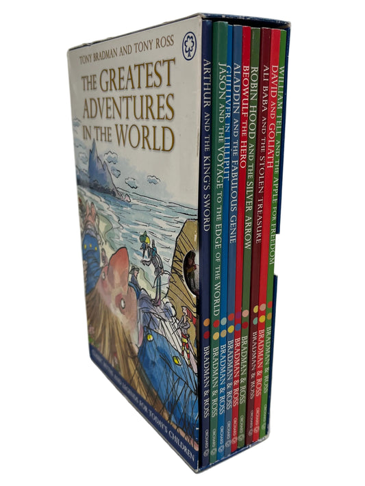 The Greatest Adventures In The World Bradman & Ross Children's Book Set (Pre-Loved)