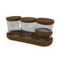 IKEA Saxborga 5-Piece Glass Storage Set (Pre-Loved)