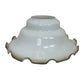 Vintage White Glass Pendant Lampshade (Pre-Loved)