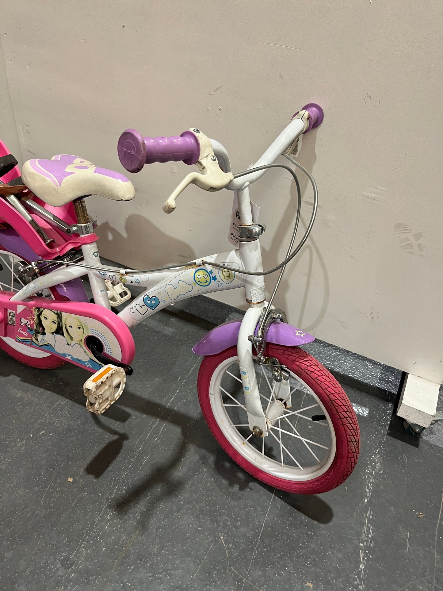 Barbie White 14” Children’s Bike (Pre-Loved)