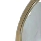 Space Age Style Circle Cream Frame Wall Mirror (Pre-Loved)
