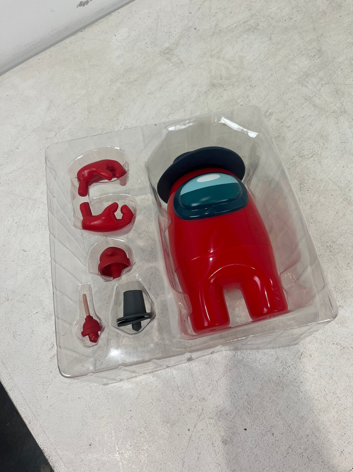 Among Us Red Action Figure (Pre-Loved)