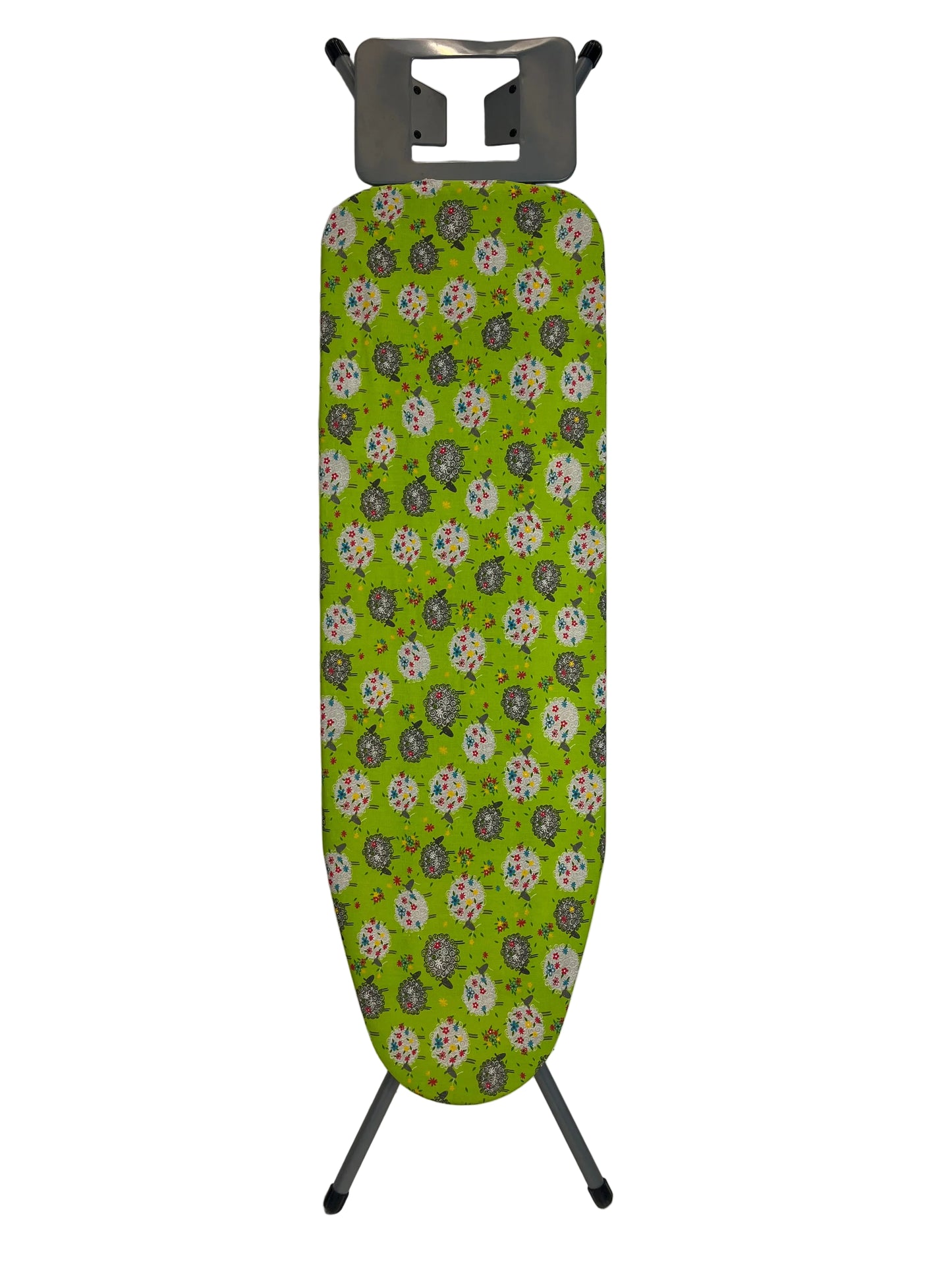 Folding Ironing Board Green Sheep Design Cover (Pre-Loved)
