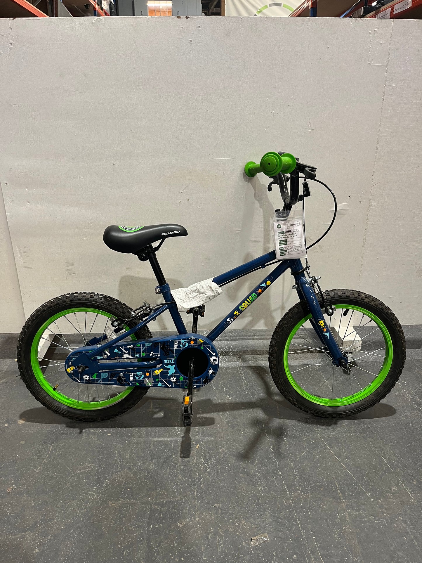 Apollo Squad Blue 16” Children’s Bike (Pre-Loved)