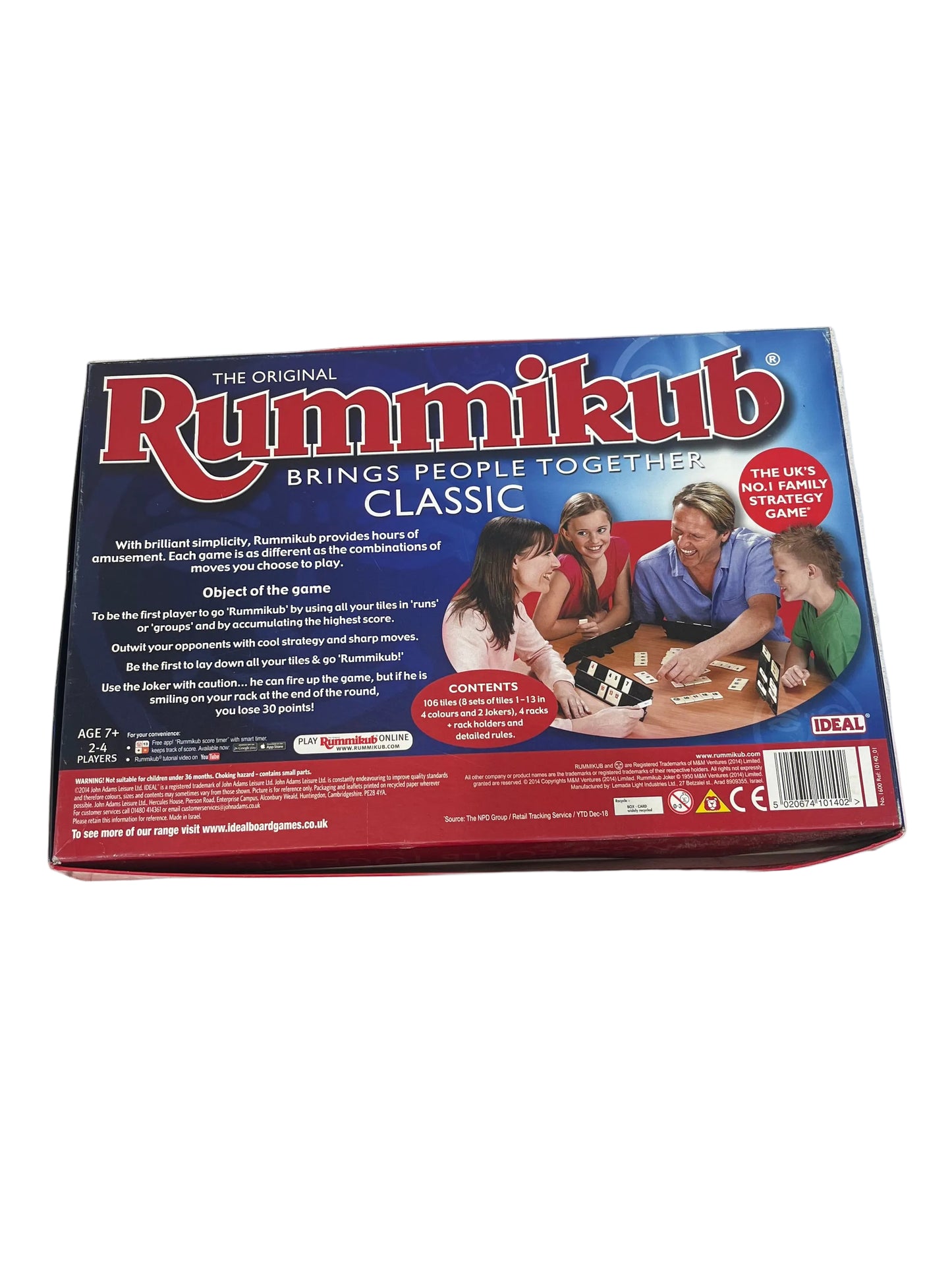 Rummikub Classic Board Game (Pre-Loved)