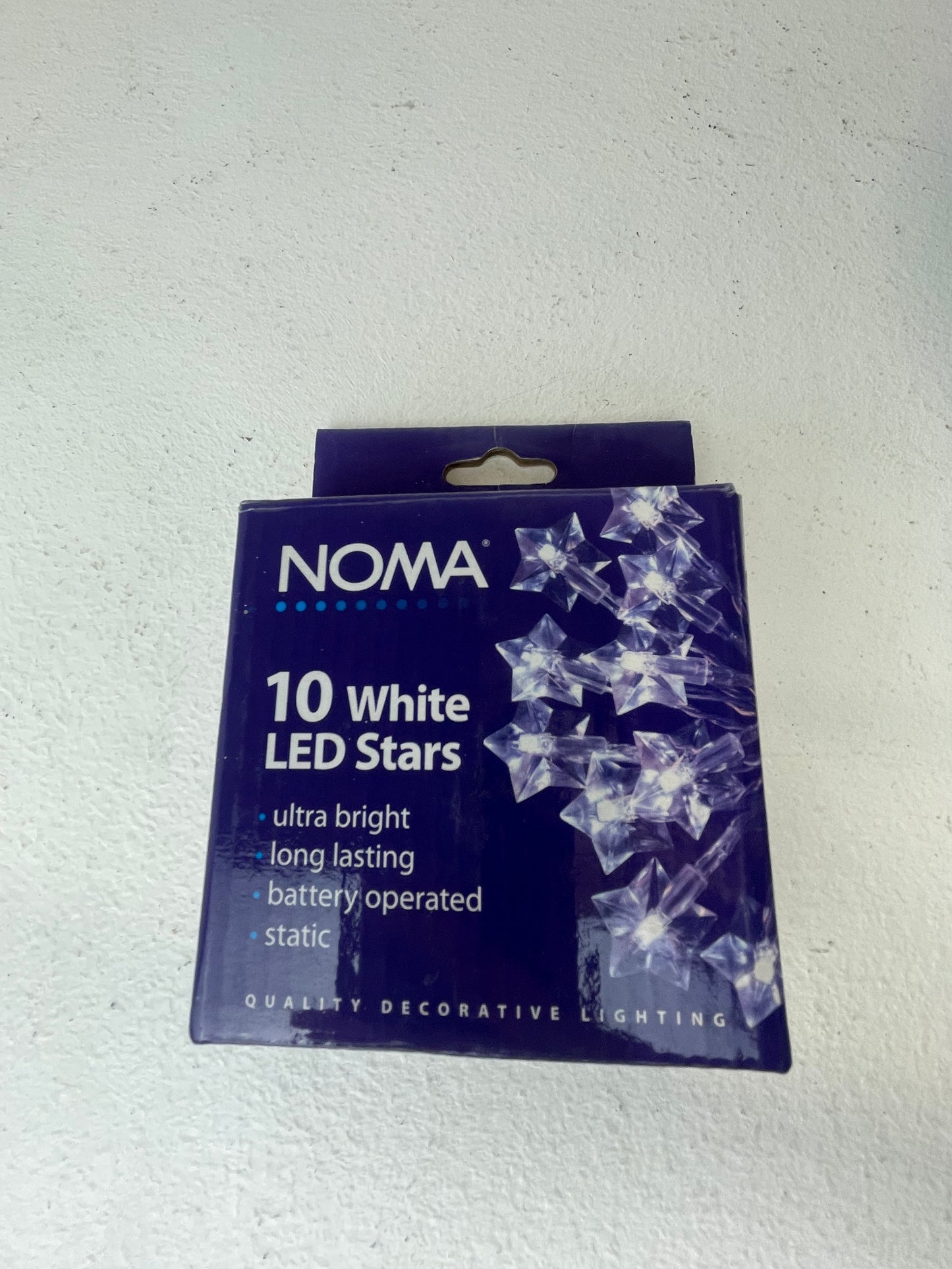 10 White LED Stars (Pre-loved)