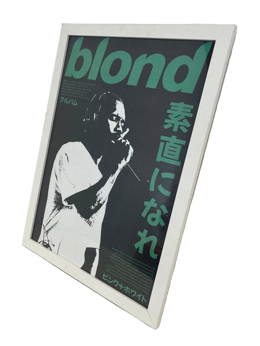Frank Ocean Blonde Japanese-Style Framed Poster (Pre-Loved)