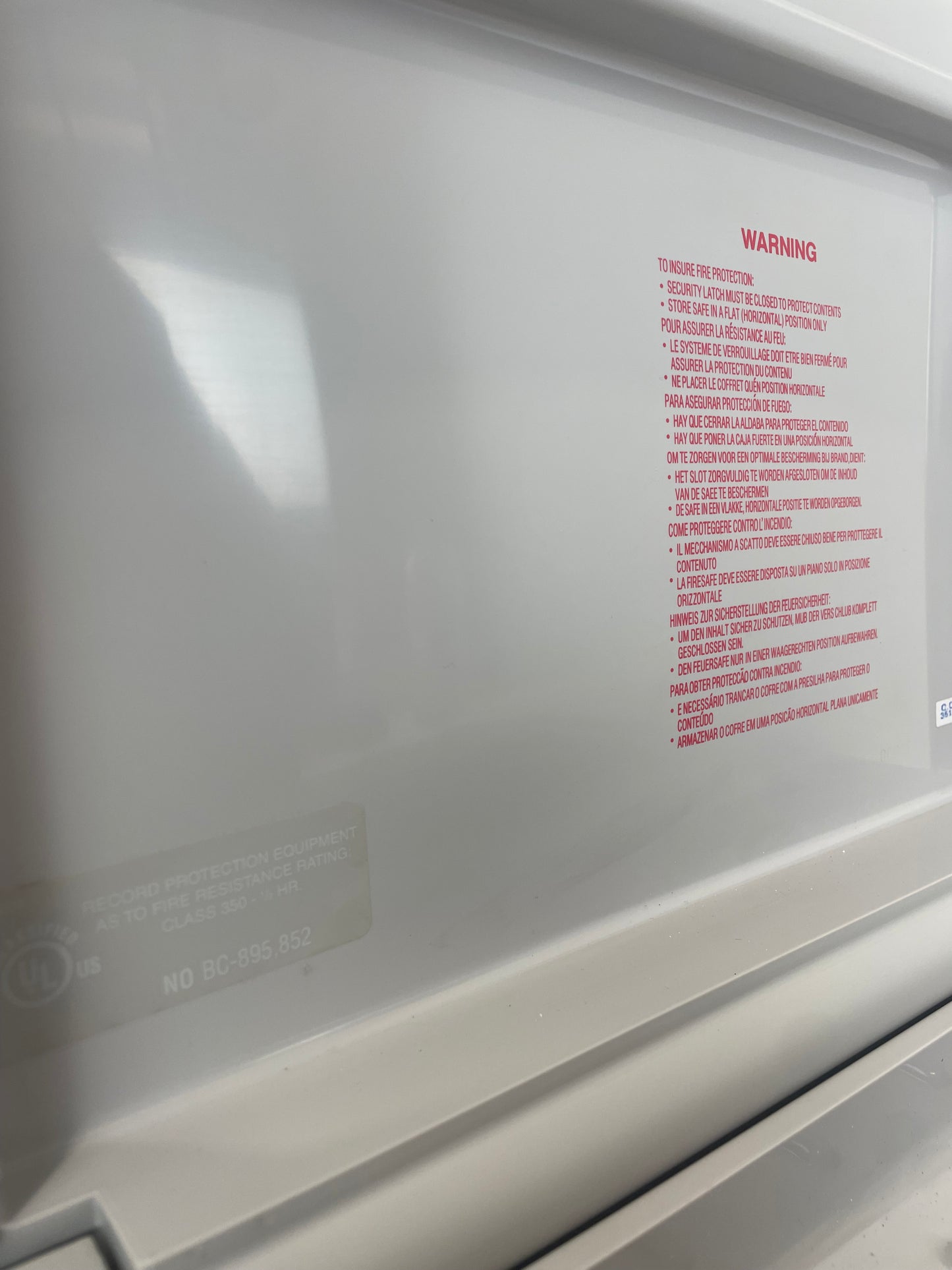 Cathedral Fire Resistant Safe (Pre-Loved)