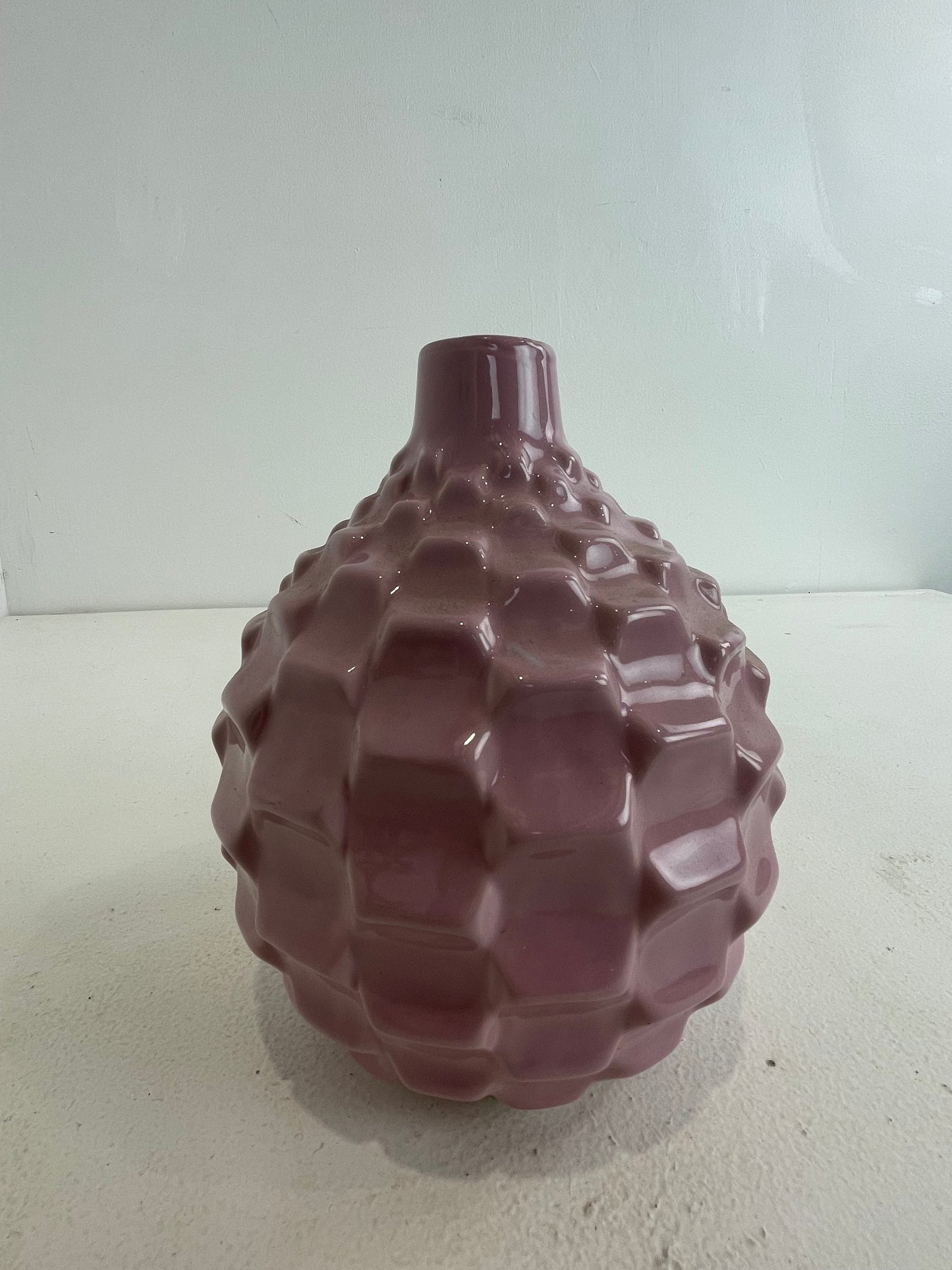 Soft Pink Flower Vase (Pre-loved)