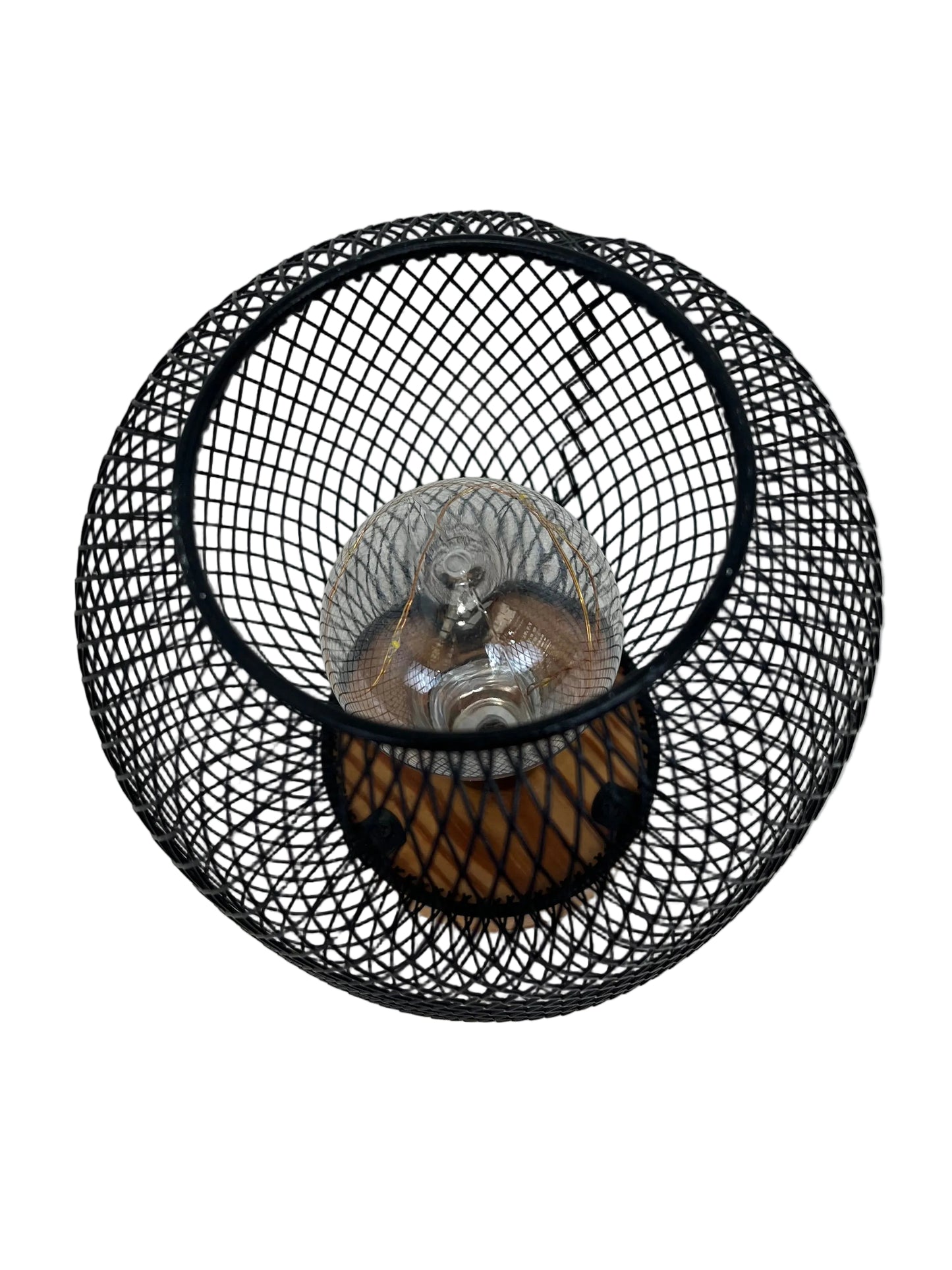 Pair Of Metal Matt Black Lattice Lanterns (Pre-Loved)