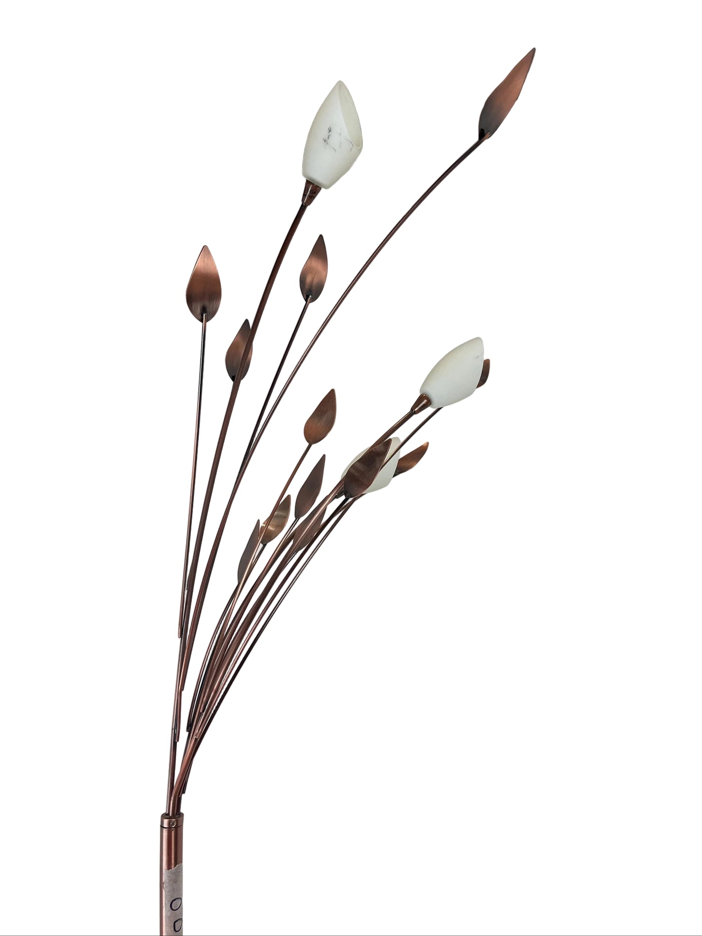 Rose Gold Decorative Leaf Floor Lamp (Pre-Loved