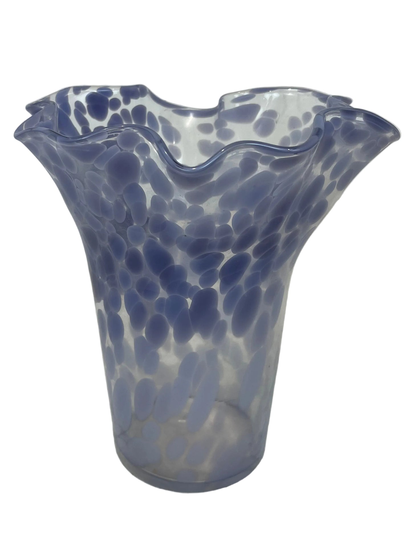 Glass Patterned Medium Sized Vase (Pre-Loved)