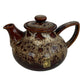 Vintage Fosters Pottery Ceramic Teapot With Honeycomb Brown Glaze Finish (Pre-Loved)