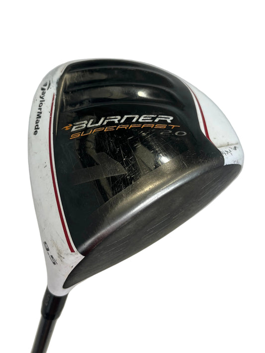 TaylorMade Burner SuperFast 2.0 Driver 9.5 Degree REAX 4.8 S Flex Golf Club (Pre-Loved)