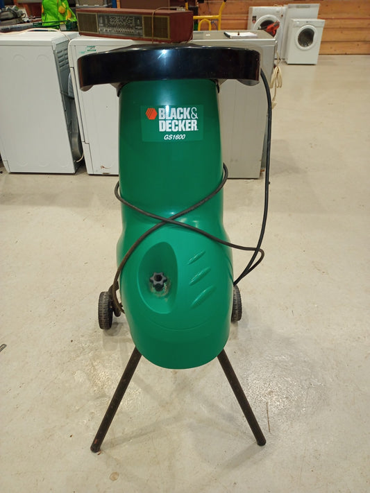 Black and Decker GS1600 Garden Shredder (Pre-loved)