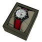 Timberland Retro Red-Strap Watch (Pre-Loved)