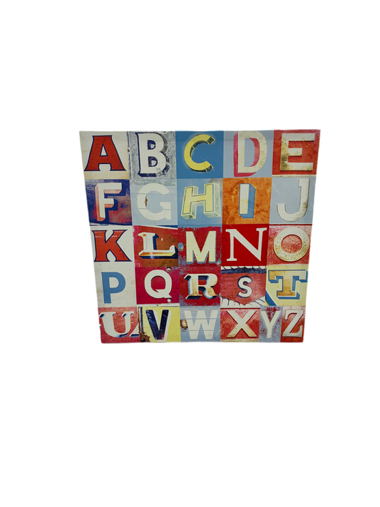 Vintage Alphabet Canvas (Pre-loved)
