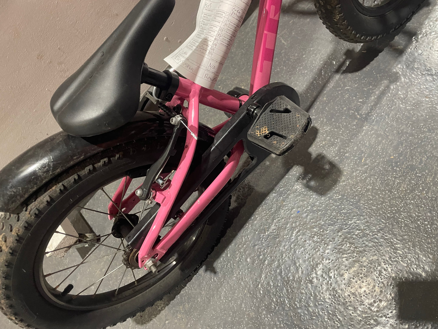 Serviced Trek Pink Children's Bike, 16" (Pre-Loved)