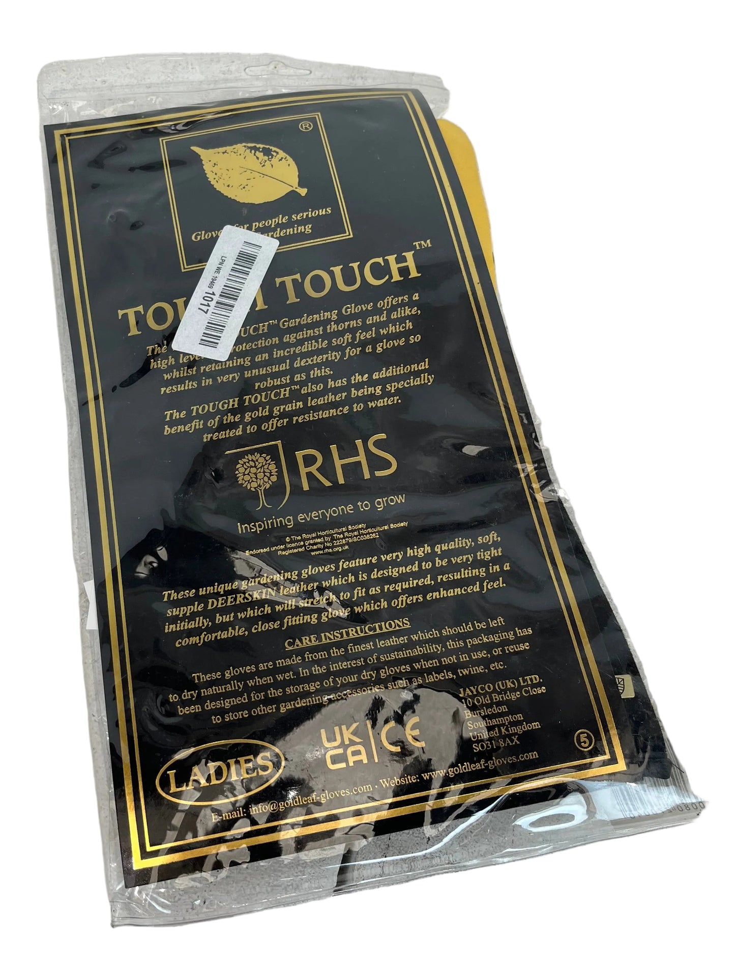 RHS Golf Leaf Tough Touch Ladies Gardening Gloves (Unused)
