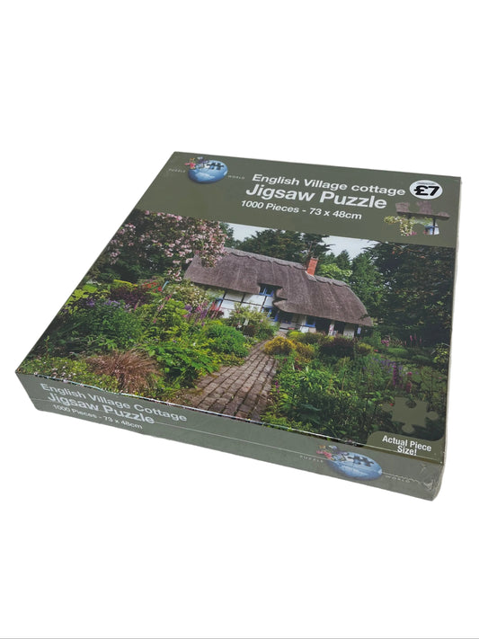 Corner Piece English Village Cottage Jigsaw (Unused)