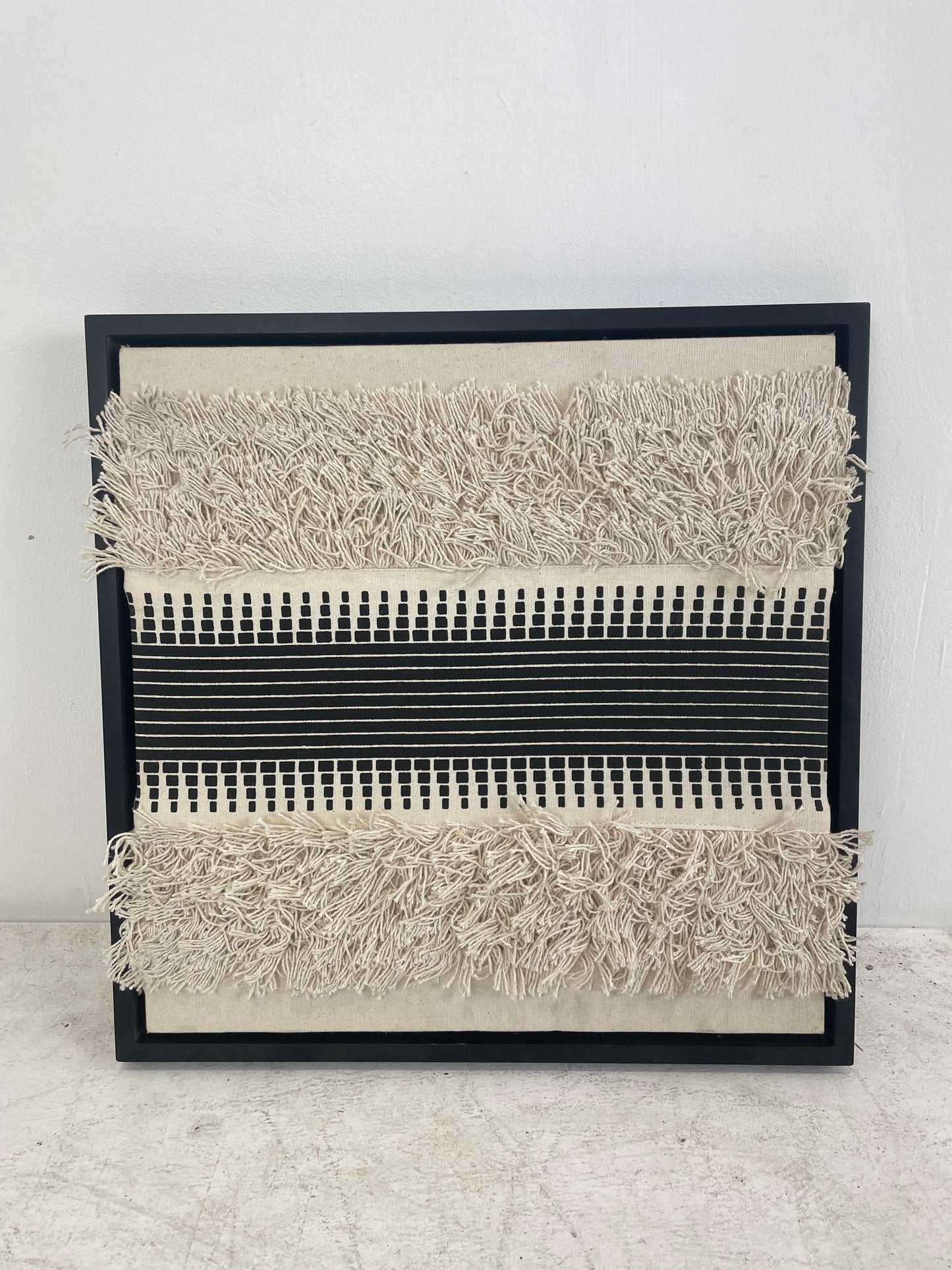 Monochrome Tufted Wall Art (Pre-Loved)