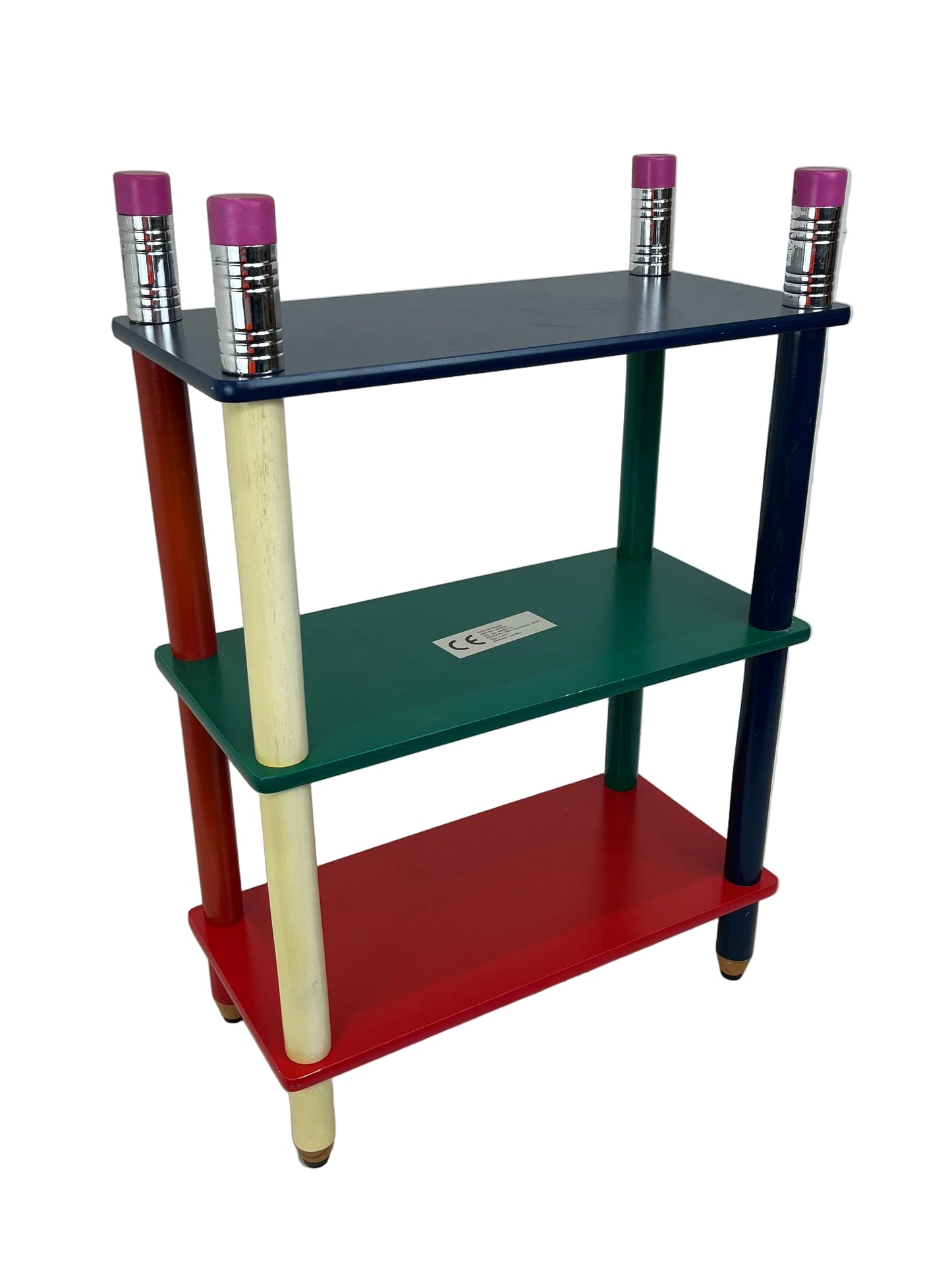 Colorful Pencil-Shaped Children's Bookcase Shelves (Pre-Loved)
