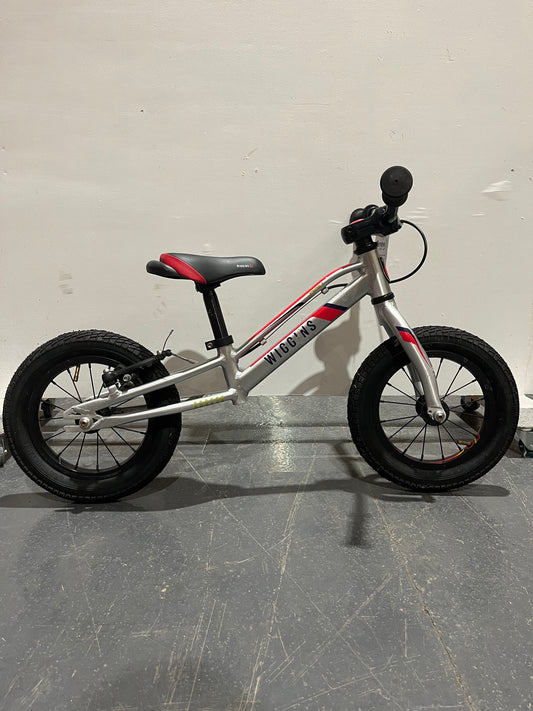 Red Silver Wiggins 12” Balance Bike (Pre-Loved)