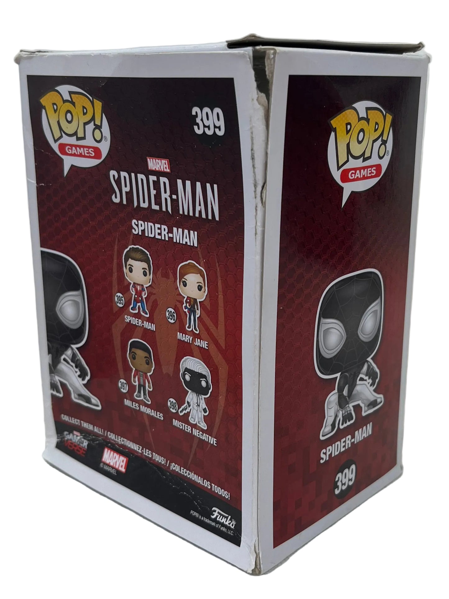 Funko POP! Game Verse Dark Spider-Man 399 Figure (Pre-Loved)